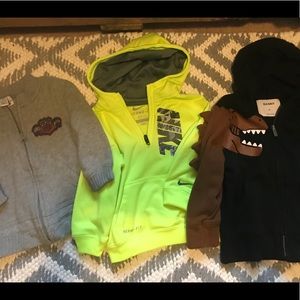 Toddler boy sweatshirt hoodie lot